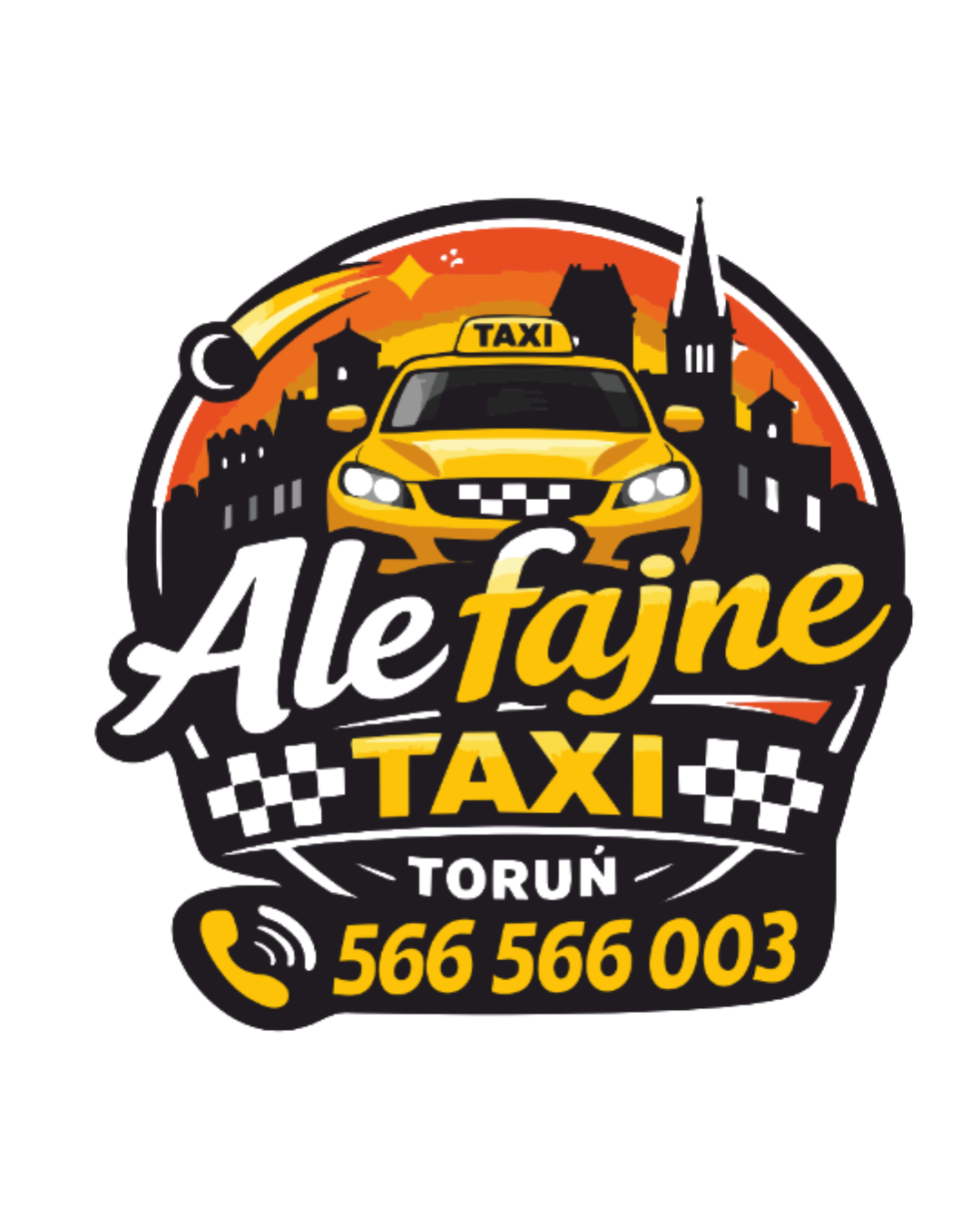 Logo Ale fajne Taxi